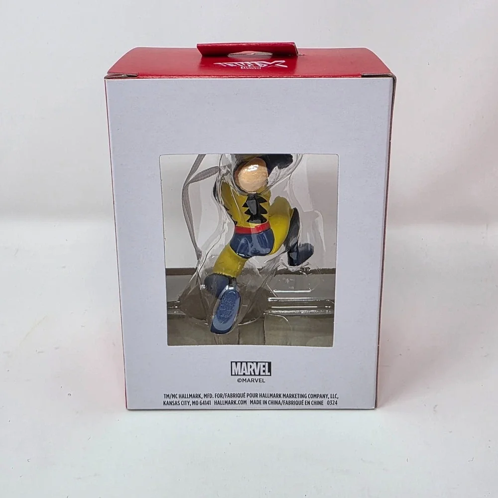 Hallmark Marvel X-Men Wolverine Superhero Ornament Christmas Tree Holiday Yellow